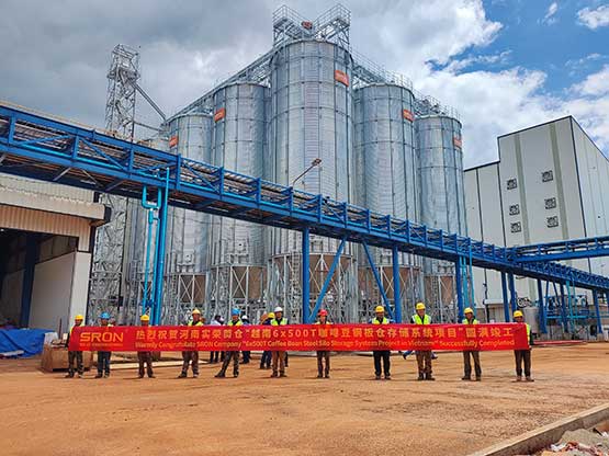 Vietnam Coffee Bean Steel Silos Project ...